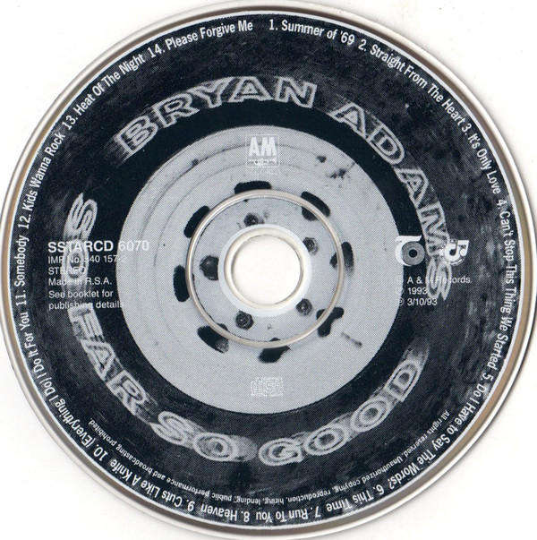 Bryan Adams - So Far So Good (CD)