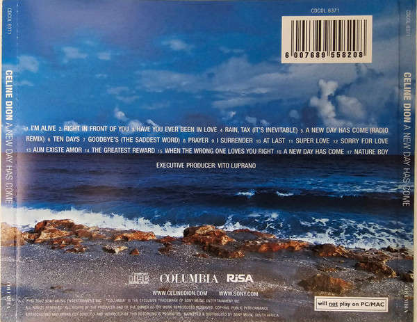 Celine Dion - A New Day Has Come (CD)