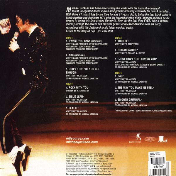 Michael Jackson - The Essential Michael Jackson (CD double)
