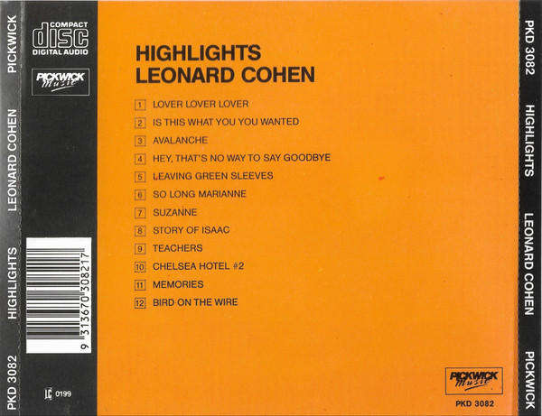 Leonard Cohen - Highlights (CD)