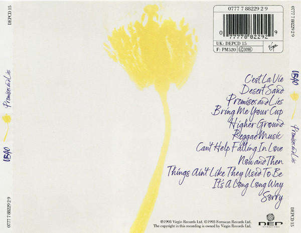 UB40 - Promises And Lies (CD)