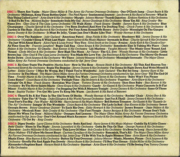 Various - G.I. Jukebox (100 Original Hits From The Swing Era 19361946)(5CD Set)