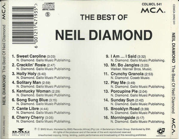 Neil Diamond - The Best Of Neil Diamond (CD)
