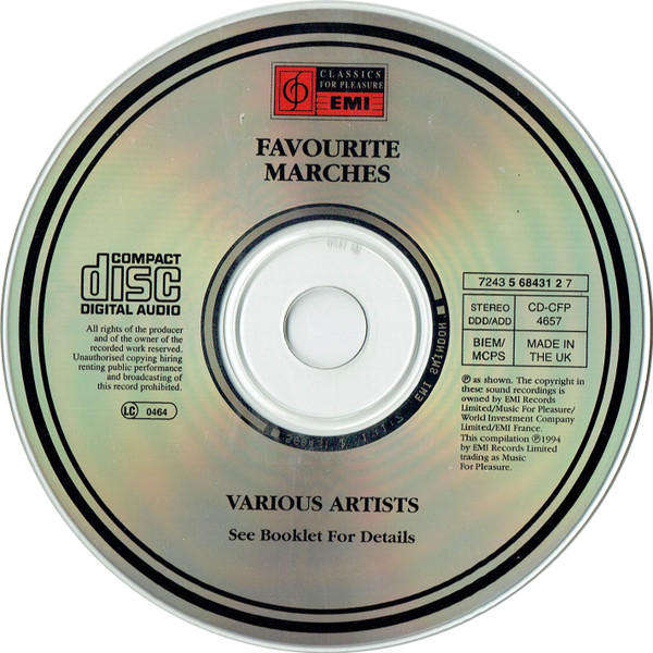 Various - Favourite Marches (CD)