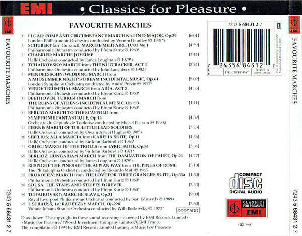 Various - Favourite Marches (CD)