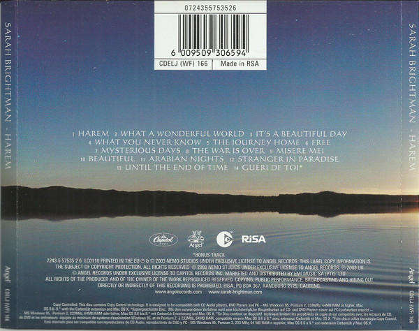 Sarah Brightman  - Harem (CD)