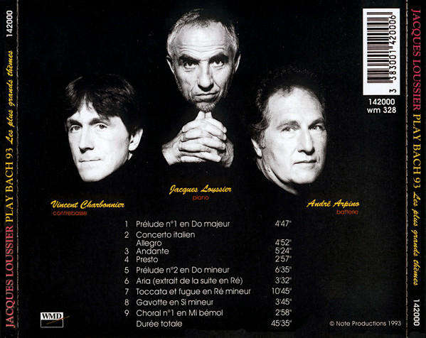 Jacques Loussier - Play Bach 93: Les Plus Grands Thèmes (CD)