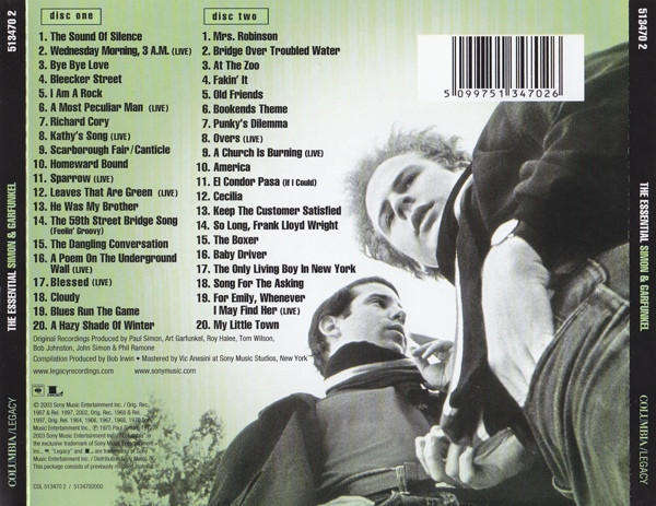 Simon & Garfunkel - The Essential Simon & Garfunkel (CD double)