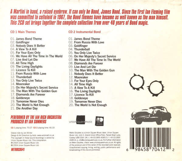 The Ian Rich Orchestra - Totally...James Bond - The Essential 007 Themes (Double CD)