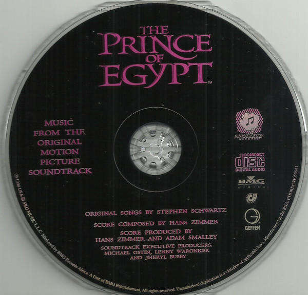 The Prince Of Egypt (Music From The Original Motion Picture - CD)