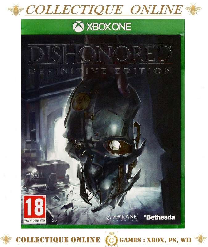 XBOX ONE : DISHONORED DEFINITIVE EDITION : ISSUE 2015 : DISC IN EXCELLENT CONDITIONS. As Per Photo.