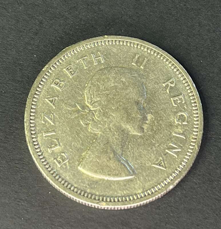 1960 Two Shillings silver .500