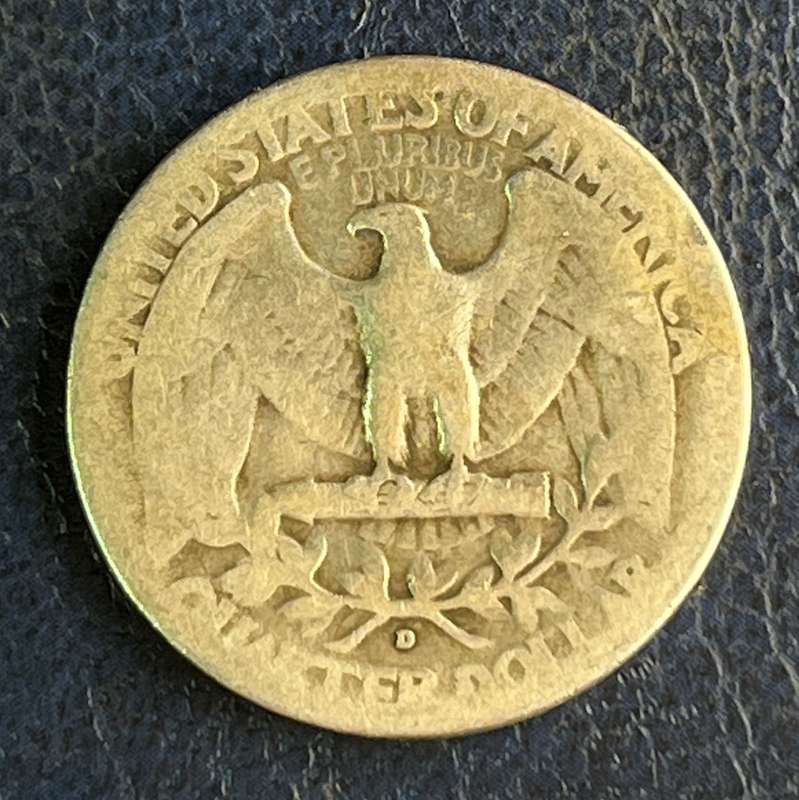 1936 USA Quarter Dollar .900 Silver