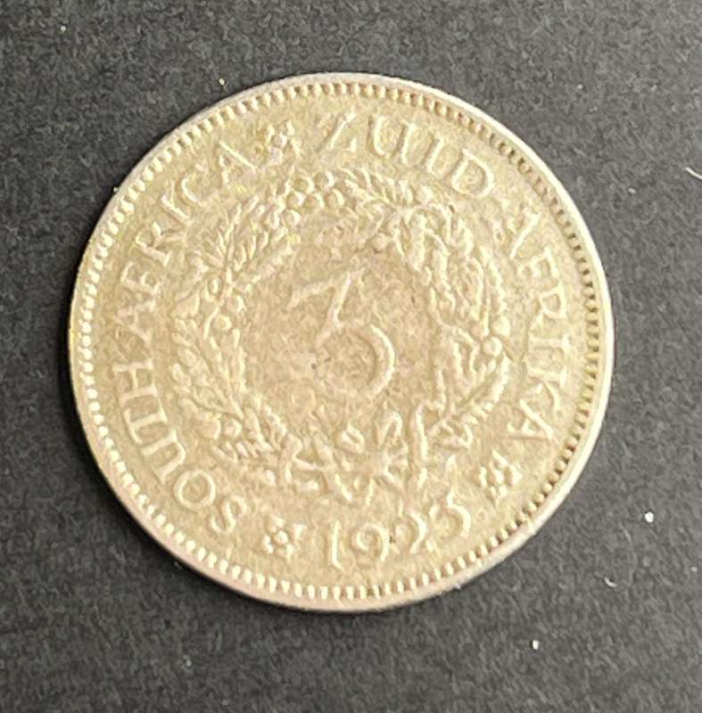 1923 Silver Three Pence