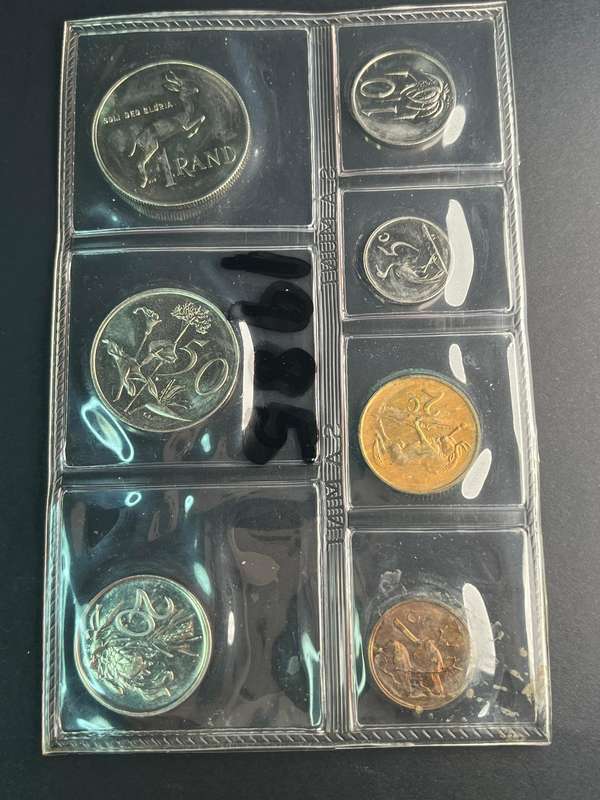 South African Mint pack 1985