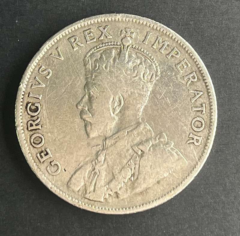 1928 South African Florin .800 silver 11.3 grams