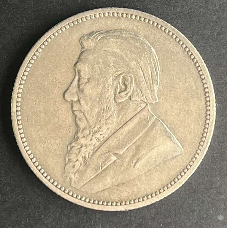ZAR 2 shilling 1894  .925 silver mintage 173 000