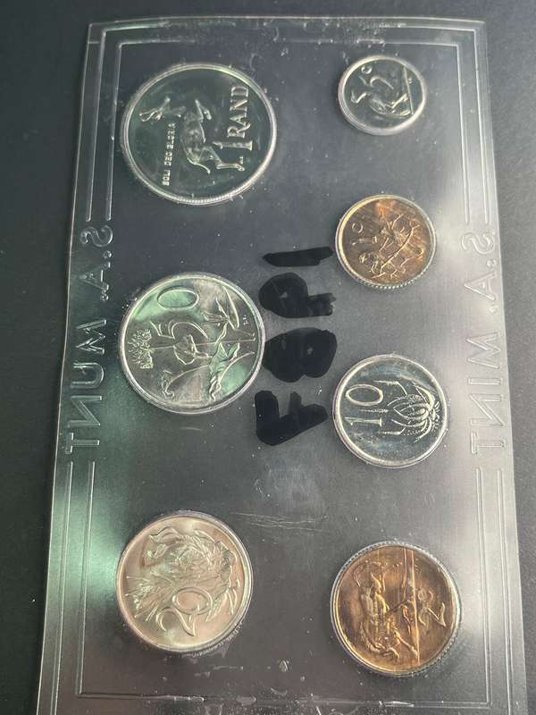 South African mint pack 1987