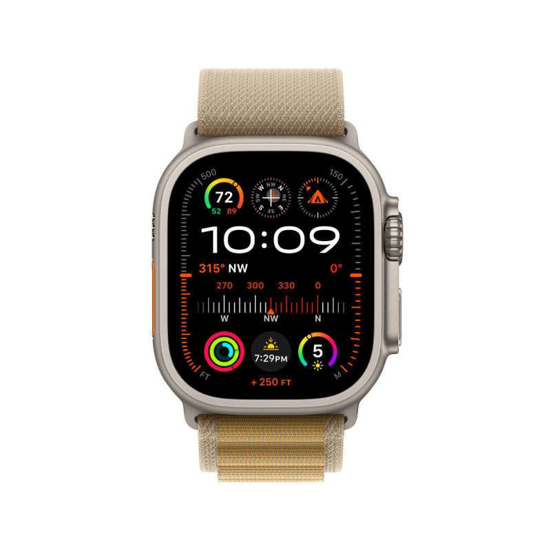 Apple Watch ULTRA 2 LTE  Version 49mm Natural With Tan Alpine Loop
