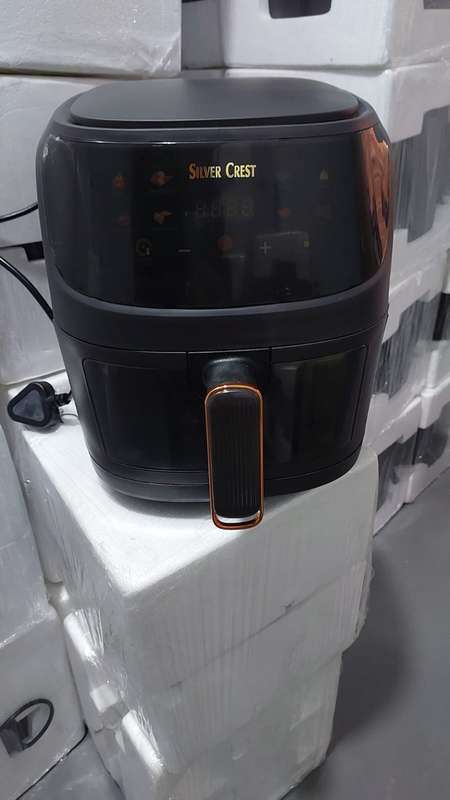 Refurbished Silver Crest XXL Air Fryer with Clear View Food Basket - Black