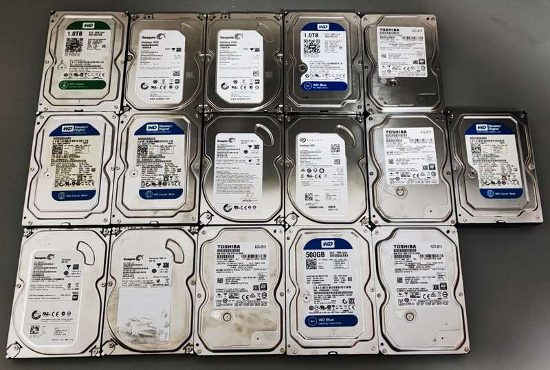 18 x Computer Hard Drives