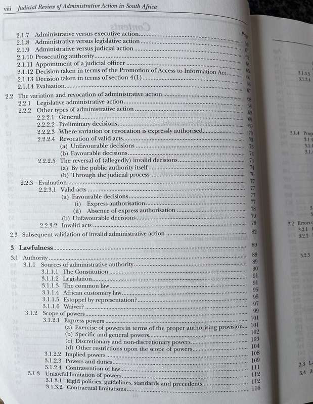 Judicial Review of Administrative Action in South Africa by JR de Ville