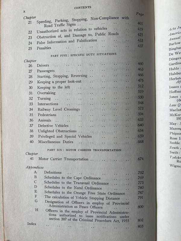 South African Motor Law Volume 1 and 2 by WE Cooper and BR Bamford