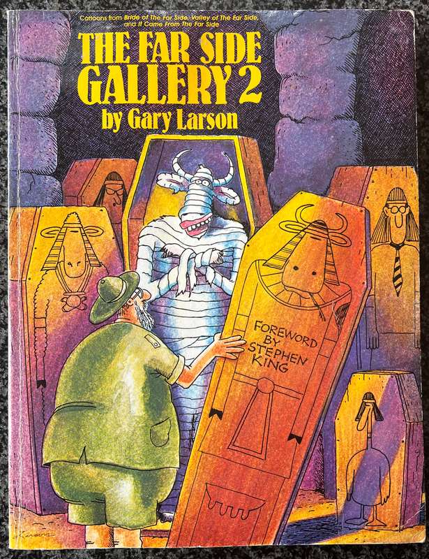 6 Comic Books! The Far Side Gallery Set Including The PreHistory of The Far Side by G Larson