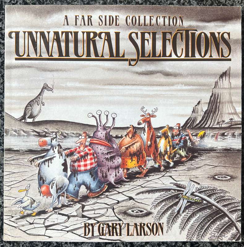 Set of 5 Far Side Collection Books: Weiner Dog Art, Unnatural Selections, Cows of Our Planet,...