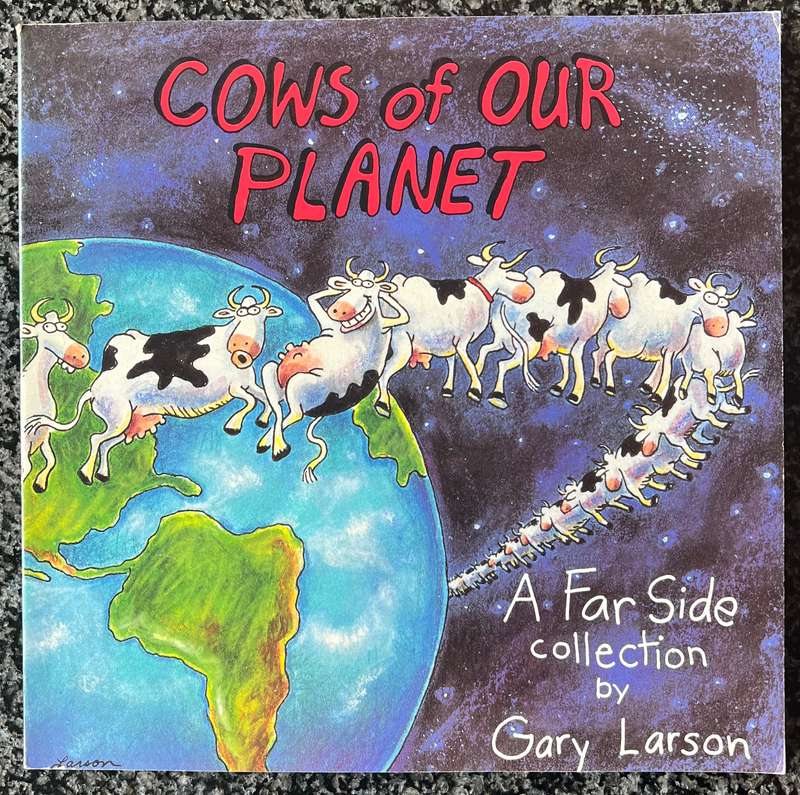 Set of 5 Far Side Collection Books: Weiner Dog Art, Unnatural Selections, Cows of Our Planet,...