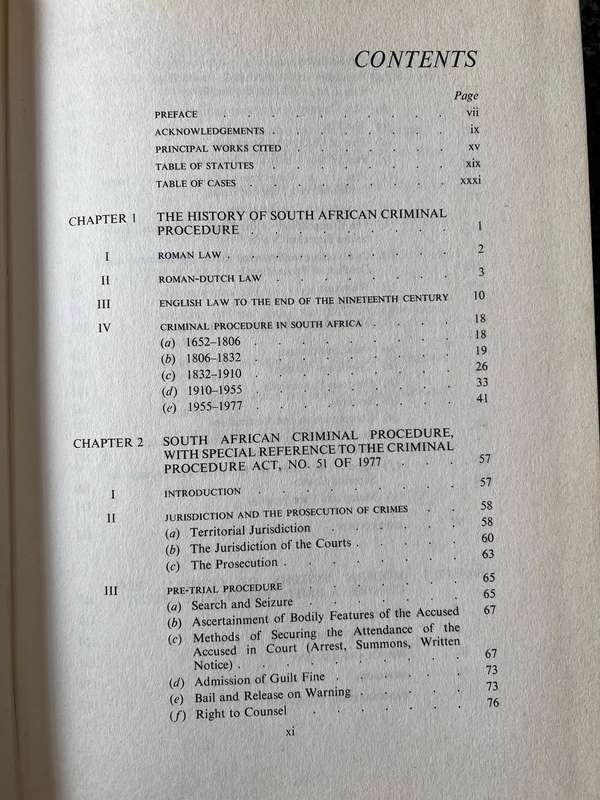 3 Volumes of Leather-bound South African Criminal Law and Procedure: 1, 3, 4