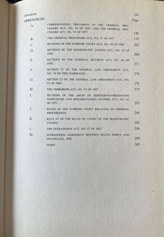 3 Volumes of Leather-bound South African Criminal Law and Procedure: 1, 3, 4