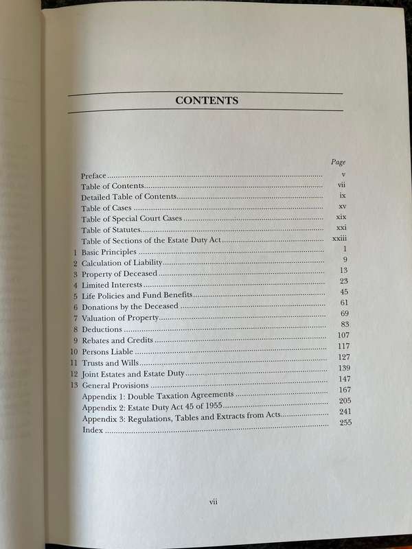 Estate Duty: Principles and Planning by Michael Stein