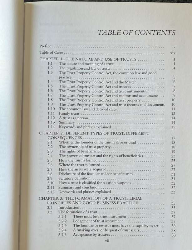 Trusts: Law and Practice by Walter Geach & Jeremy Yeats