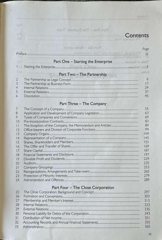 Entrepreneurial Law: Incorporating The New Companies Act Manual