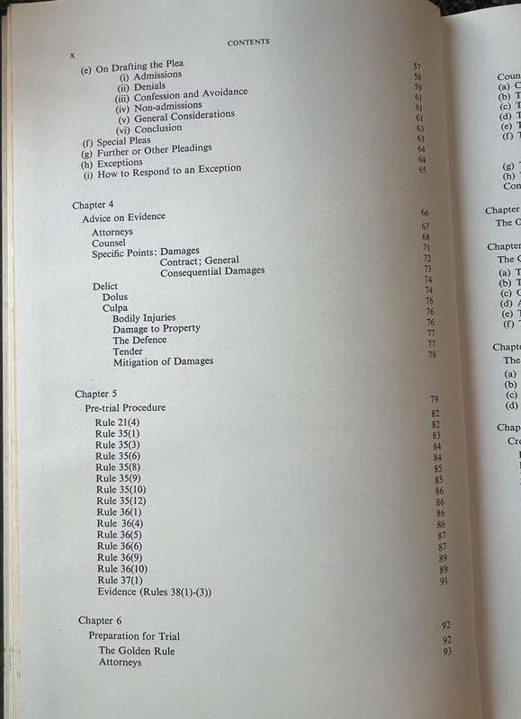 Technique in Litigation by Eric Morris, First Edition