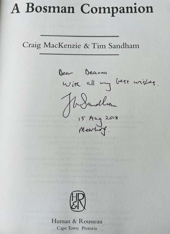 Signed! A Bosman Compassion from Abjaterskop to Zwingli by Craig Mackenzie and Tim Sandham