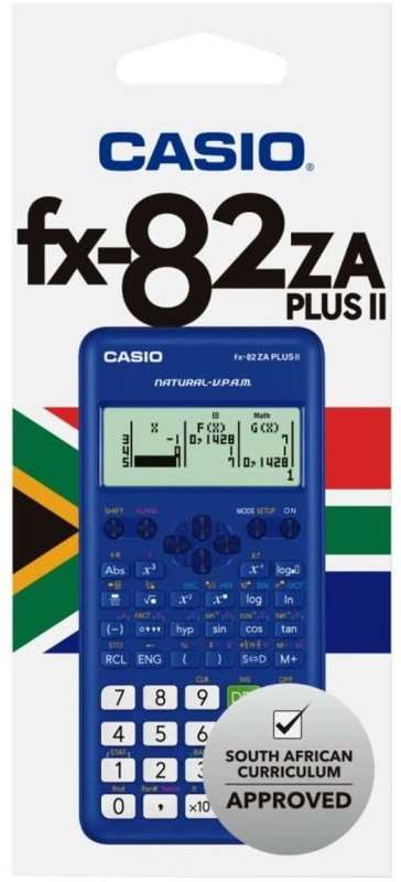 Casio FX-82ZA Plus II Scientific Calculator(BLUE)