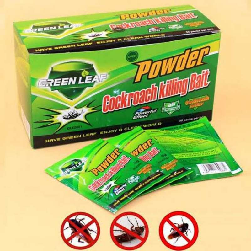 50x 5g GreenLeaf Cockroach Killing Powder