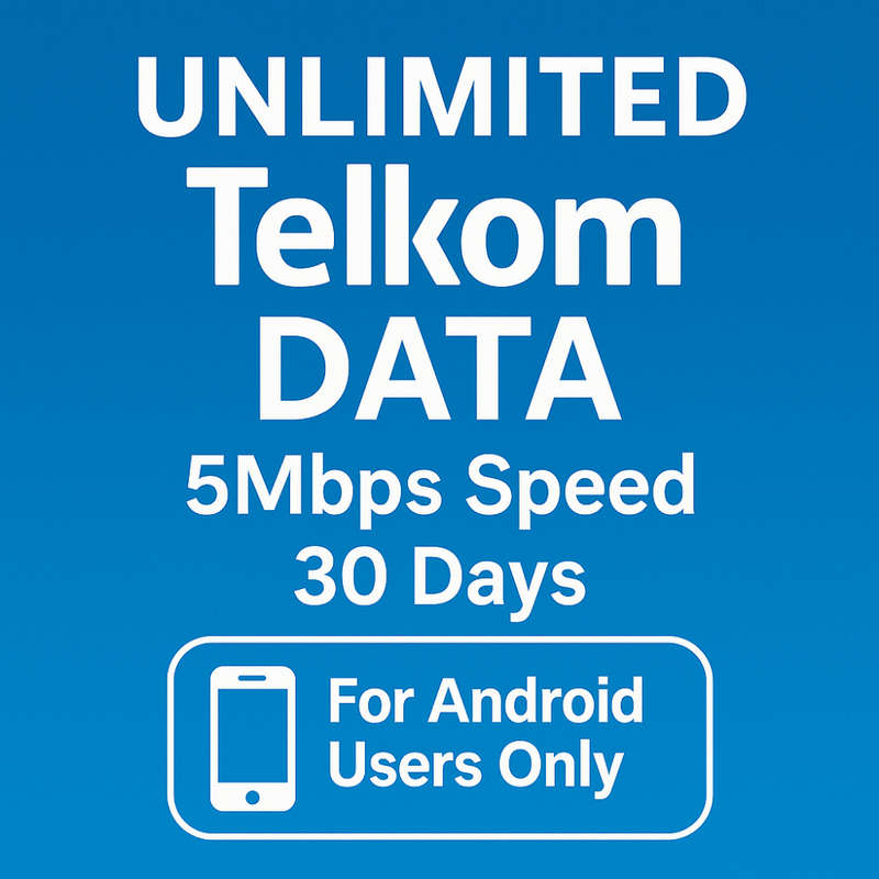 Telkom Data  5Mbps Speed (30 Days)
