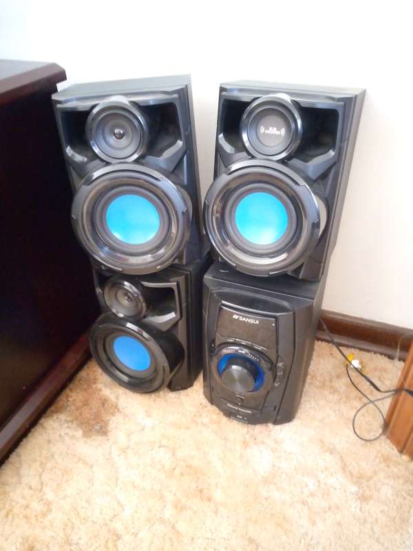 SANSUI 2in1 DVD Hi Fi with Bluetooth, model:MDVX 200 :BT