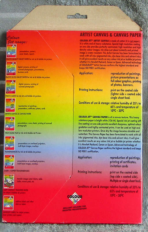 CANVAS 360GSM  A4  Ink Jet