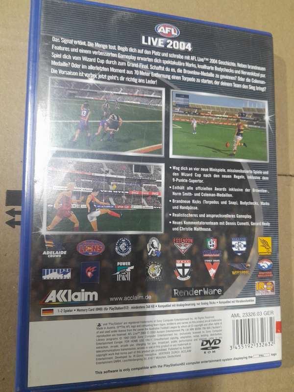AFL Live 2004 Aussie Rugby