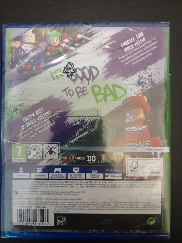 Sealed Lego DC Villans