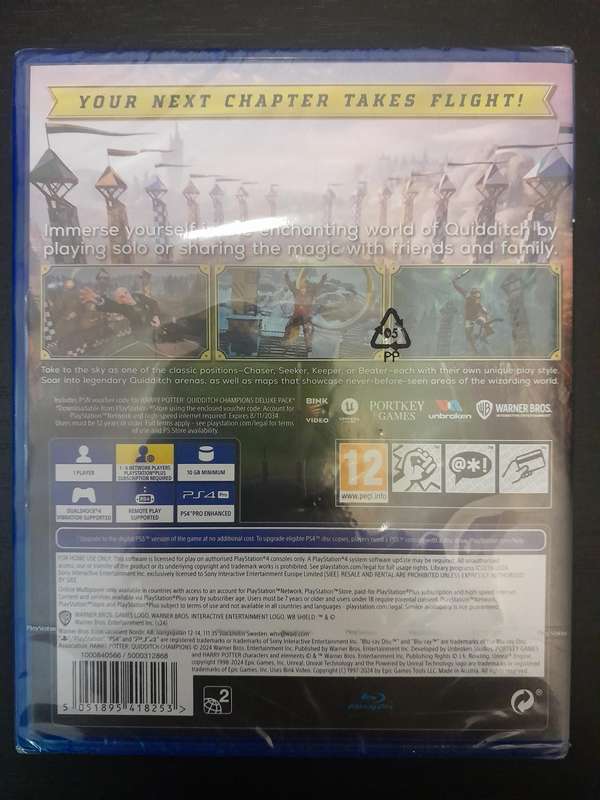 Sealed Harry Potter Quidditch Champion: Deluxe Edition