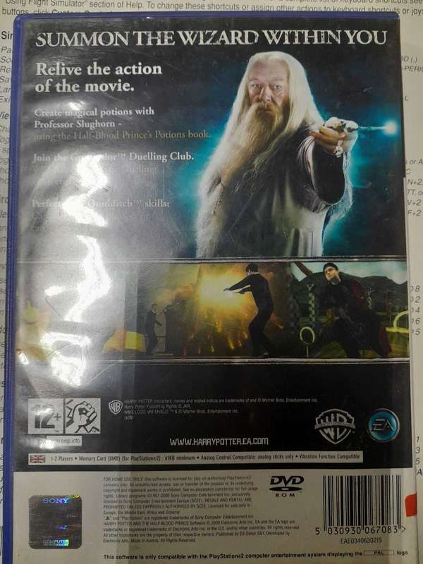 PS2 Harry Potter The Half Blood Prince