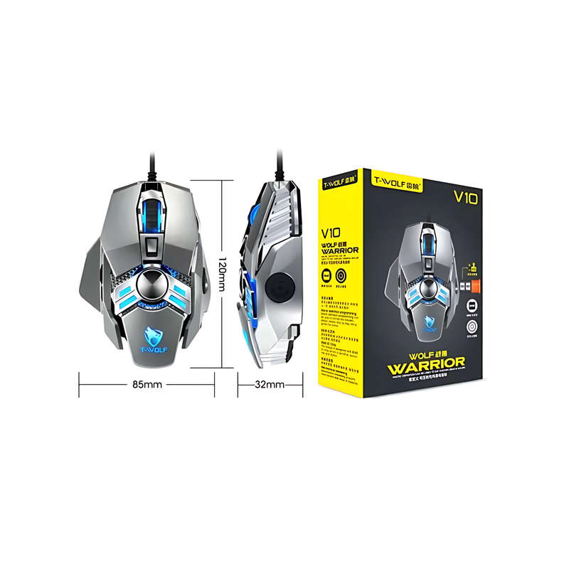 T-WOLF V10 Wired Gaming Mouse