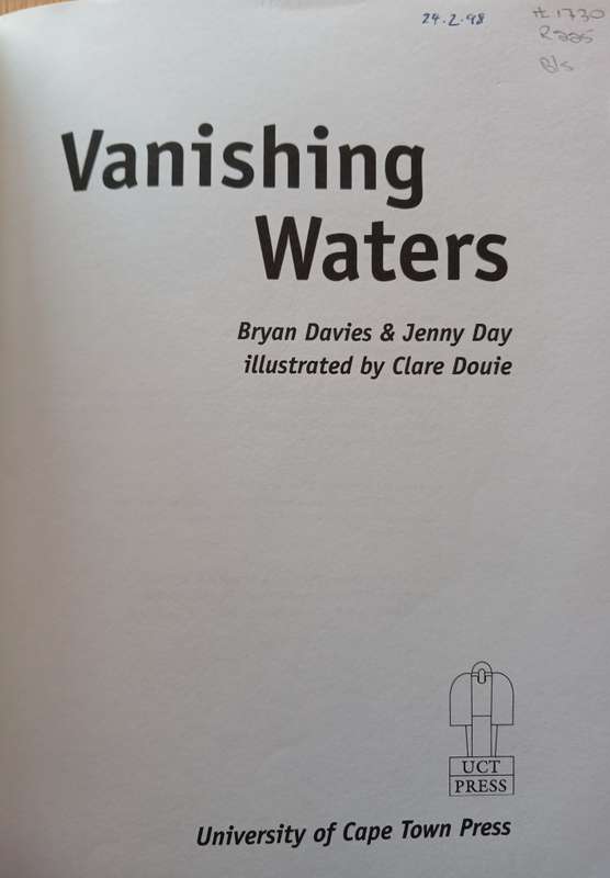 Vanishing Water by Bryan Davies and Jenny Day