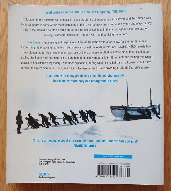 An Unsung Hero - The remarkable story of Tom Crean, Antarctic Explorer