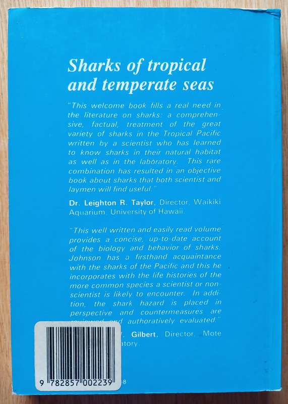 Sharks of tropical and temperate seas by R.H. Johnson